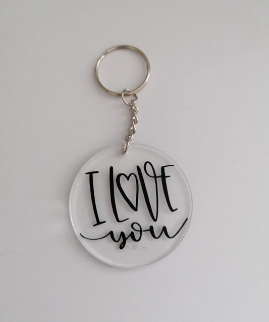 5cm Acrylic Key Rings