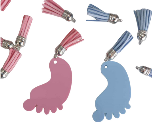 Acrylic Foot Key Ring
